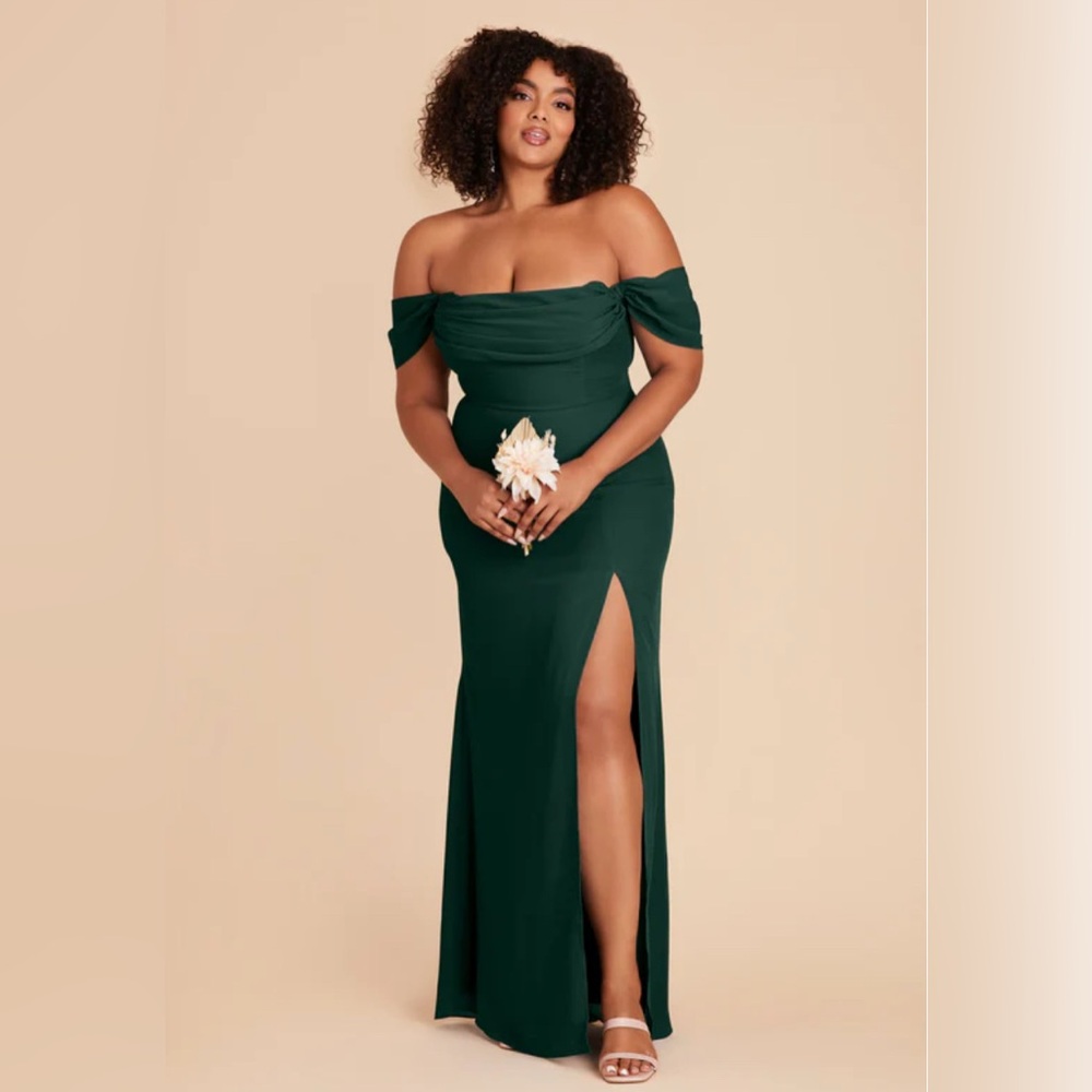 Birds Grey Mira Convertible Dress in Emerald Green